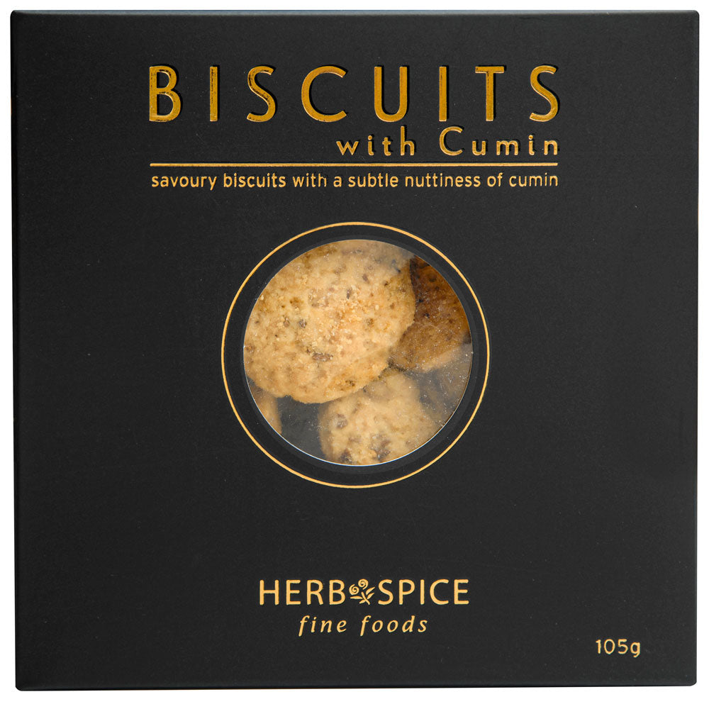 Cumin-infused savory biscuits perfect for gourmet platters and pairing with cheeses and dips.