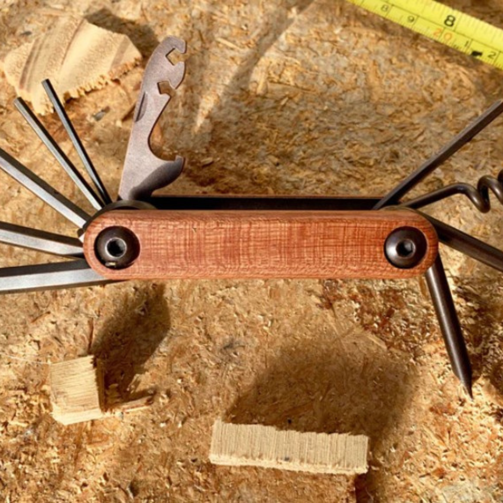 Moana Road Builders Wonder Tool, a compact multi-tool with 12 features for all your DIY and outdoor needs.