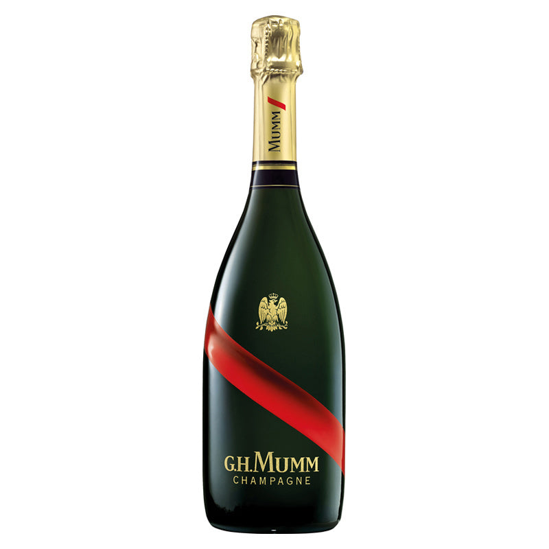 Mumm Grand Cordon Champagne NV 750ml bottle, premium sparkling wine from a prestigious French house since 1827.