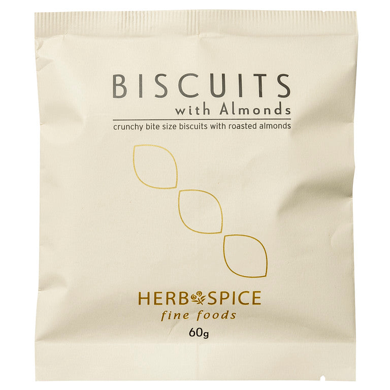 Crunchy gourmet biscuits with roasted almonds, perfect for snacking or pairing with cheeses and dips.