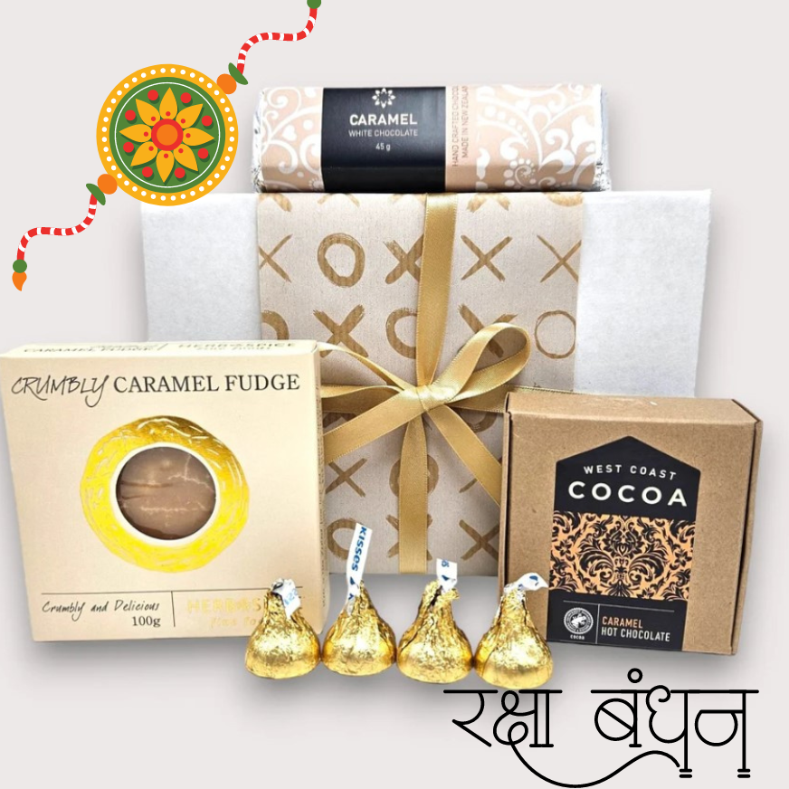Caramel Rakhi Affection Gift Box
