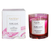 Pure Love Candle with Rose Quartz - Beautiful Gifts