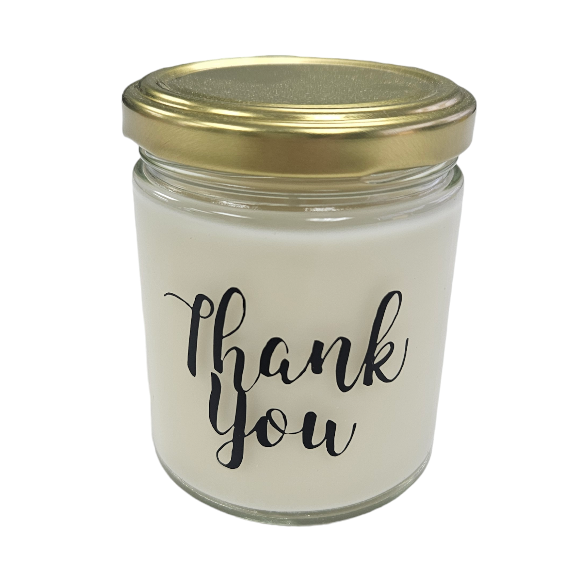 Thank You Candle in Black Raspberry & Vanilla scent, embodying gratitude with a warm glow and delightful aroma.