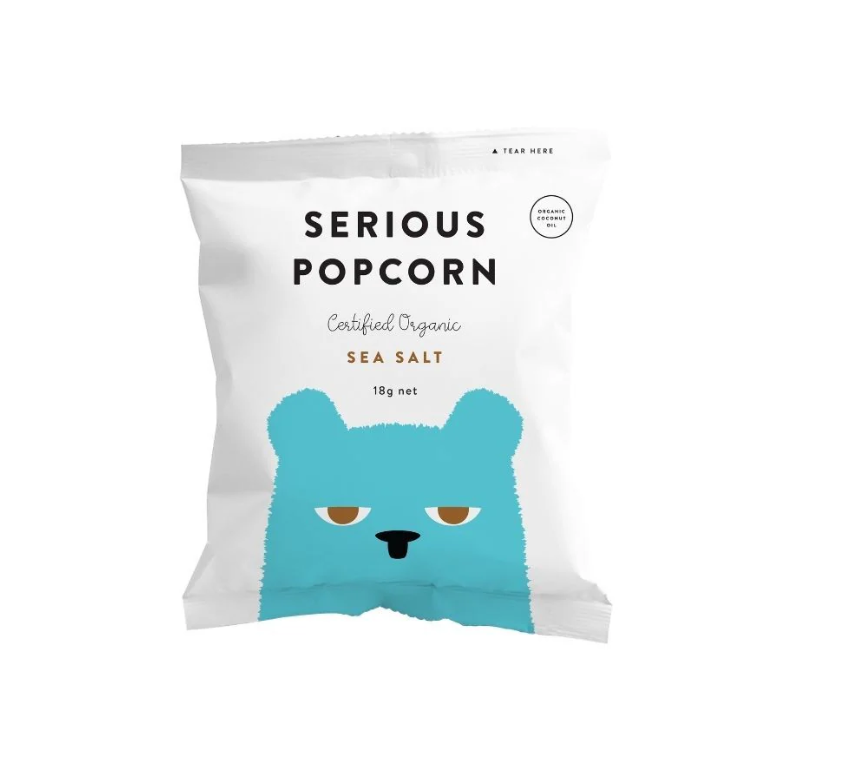 Handcrafted vegan and gluten-free popcorn with organic sea salt for a satisfying crunch and guilt-free snacking.