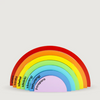 Colorful wooden blocks for teaching Te Reo M?ori; a 7-piece puzzle promoting learning and creativity in children.