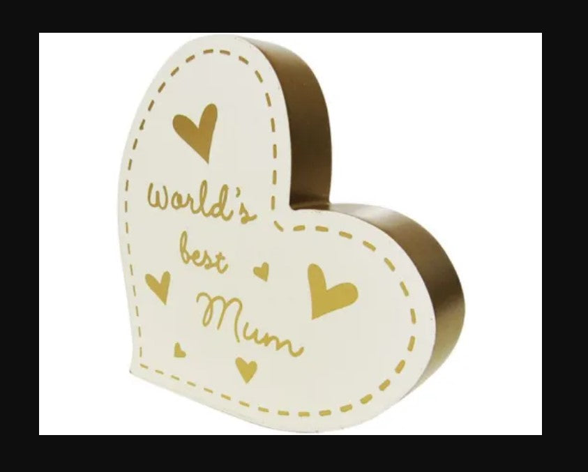Heartfelt Best Mum Wooden Sign - Beautiful Gifts