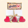 Aroha Gift Box featuring chocolates and ginger heart biscuits, perfect for sharing love with free delivery in NZ.