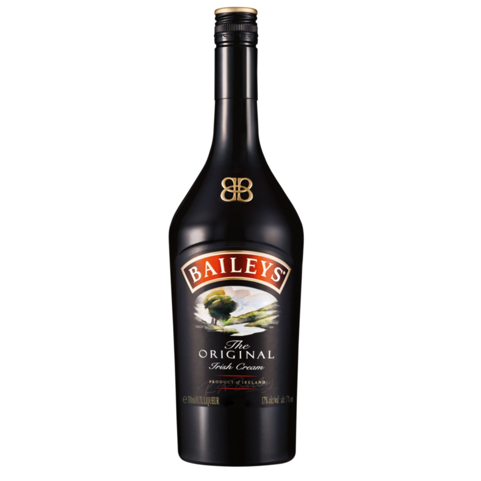 Bottle of Baileys Irish Cream Liqueur 700ml, featuring a blend of whiskey, cream, cocoa, and vanilla for luxurious indulgence.