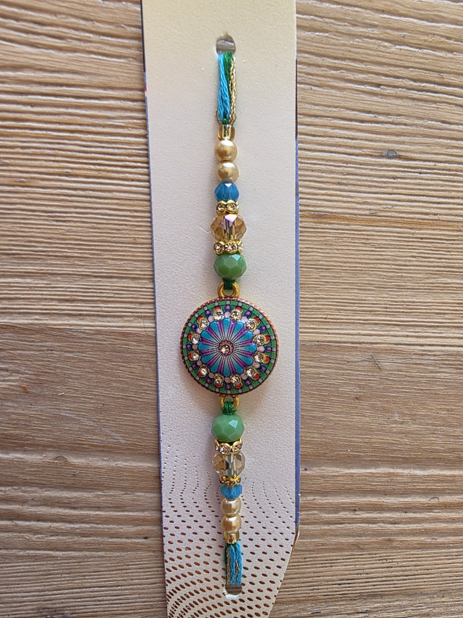 Rakhi Design Blue - Fancy