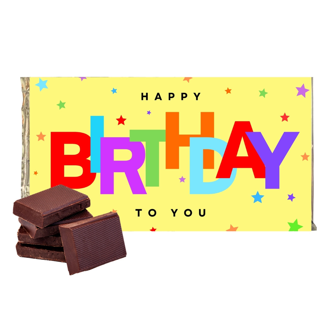 Happy Birthday NZ Made Chocolate Block 135g