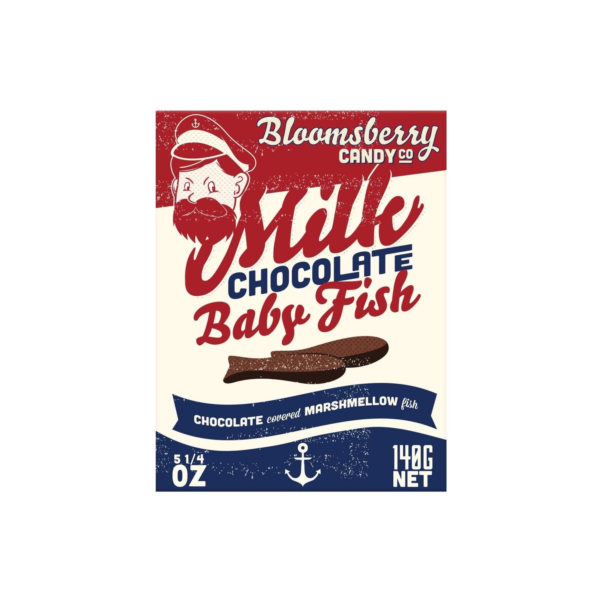 Delicious Bloomsberry Chocolate Fish featuring a fluffy marshmallow center coated in rich chocolate, ideal for gifts and celebrations.