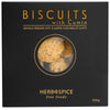 Cumin-infused savory biscuits perfect for gourmet platters and pairing with cheeses and dips.