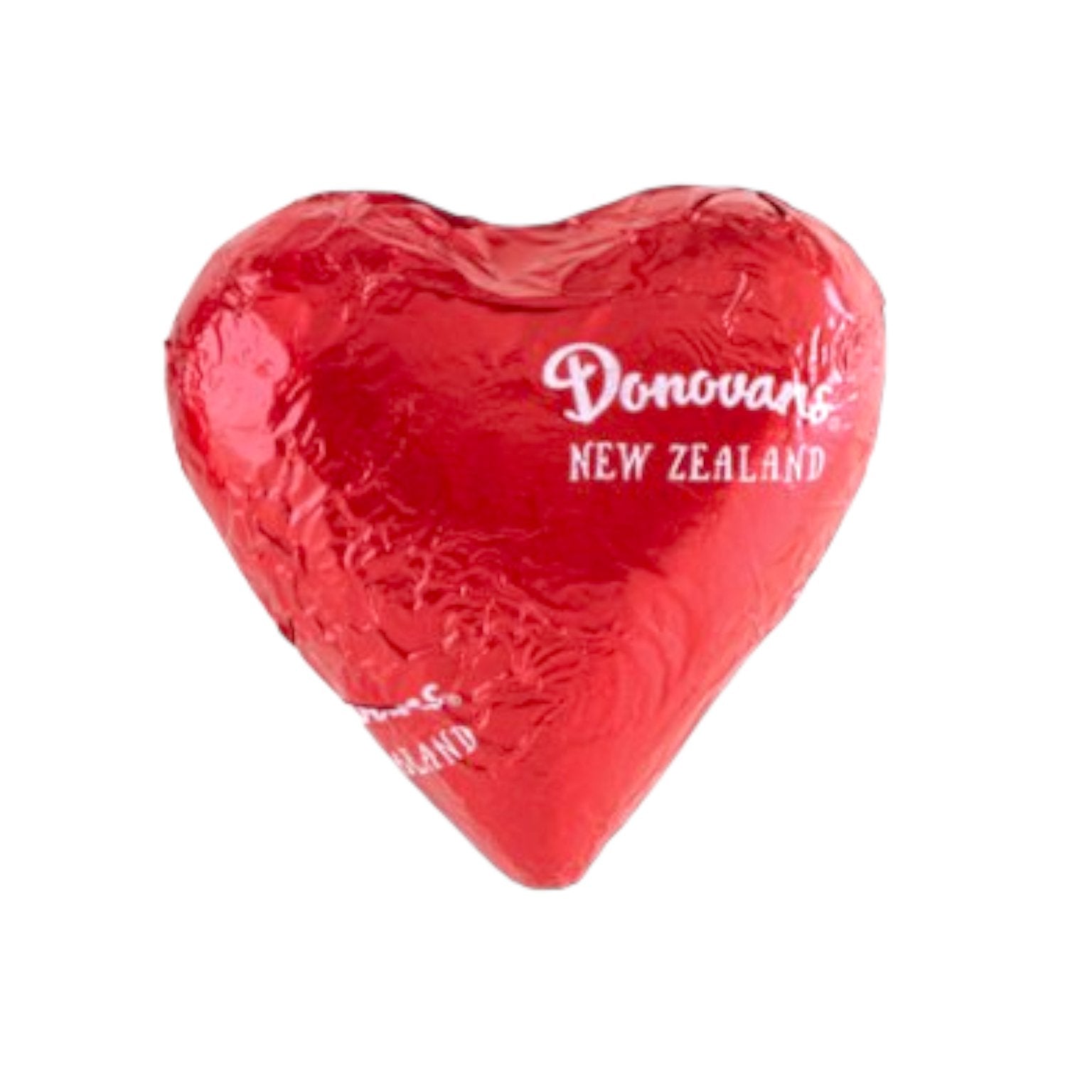 Heart-shaped Donovan Chocolate in luxurious 35% cocoa milk chocolate, perfect for gifting on special occasions.