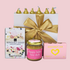 Vibrant gift box featuring gourmet chocolates, Manuka honey, and playful treats for a memorable birthday celebration.