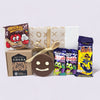 Kids Chocoholic gift box with assortment of chocolates and treats, perfect for birthday surprises and free delivery in NZ.