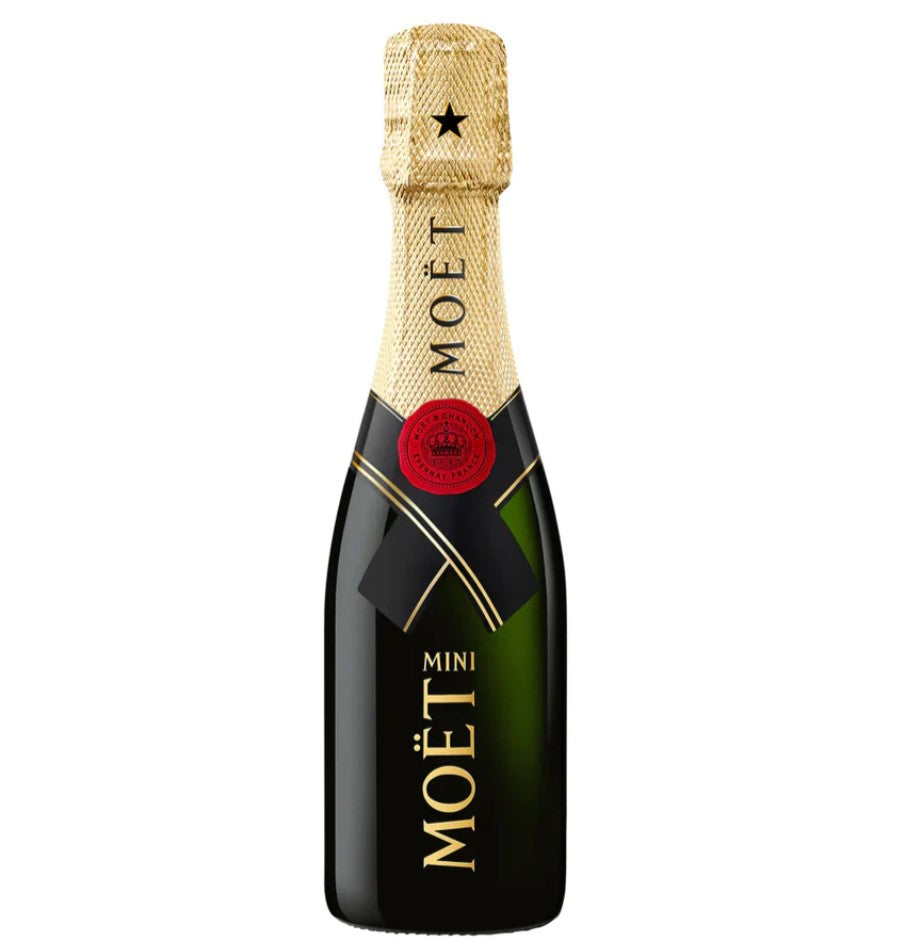 200ml bottle of Moët & Chandon champagne, perfect for elegant celebrations and intimate gatherings.