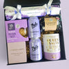 Luxurious Pamper Queen Gift Box featuring premium NZ products for relaxation, beautifully packaged with ribbon.