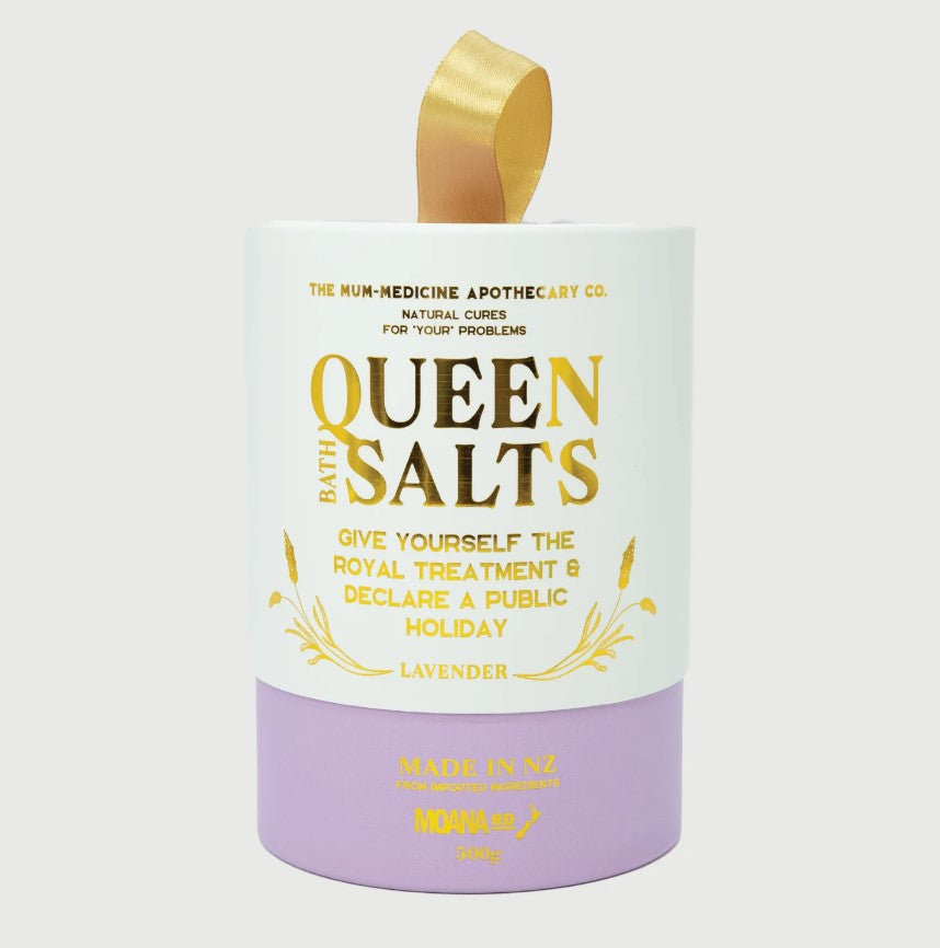 Relaxing Moana Road Lavender Epsom Salts for a serene soak, infused with soothing lavender oil for stress relief.
