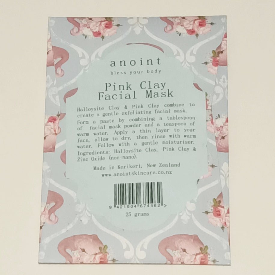 Anoint Pink Clay Facial Mask - Beautiful Gifts - Packaged with Love