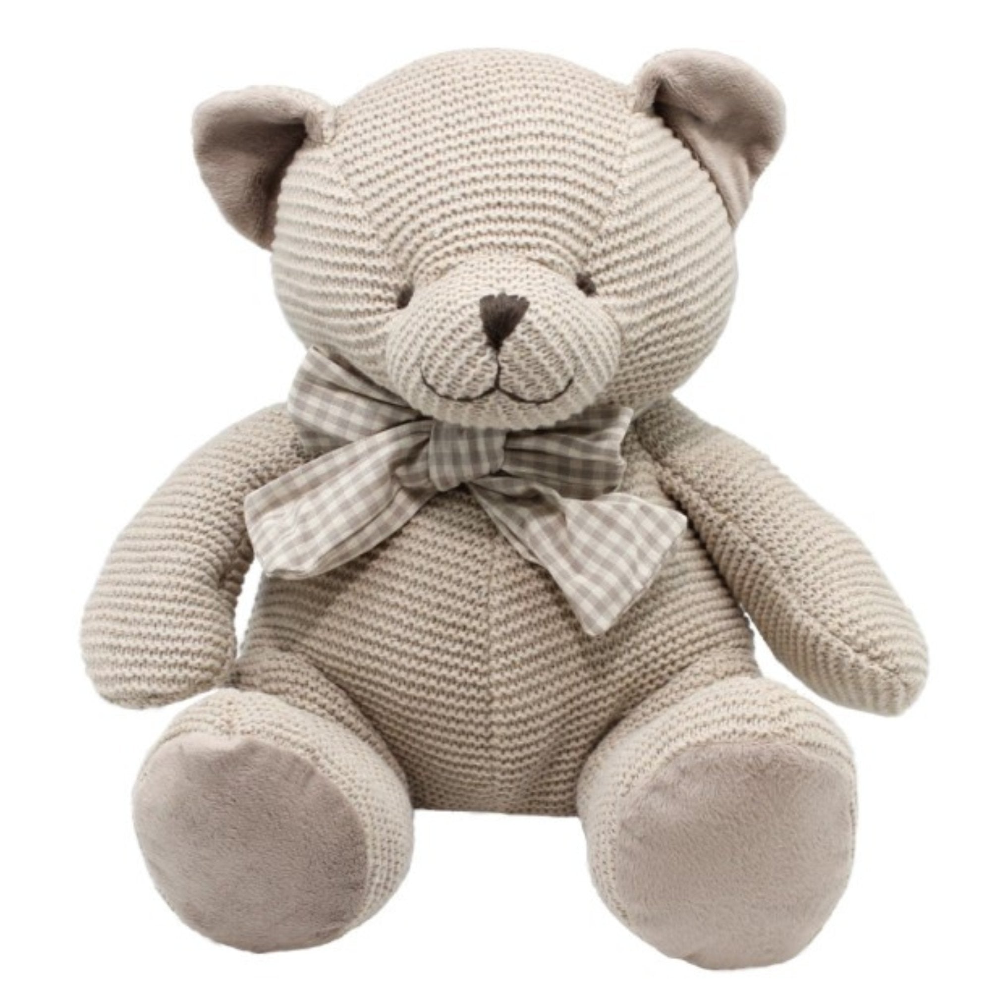 Large Knitted Teddy - Beautiful Gifts