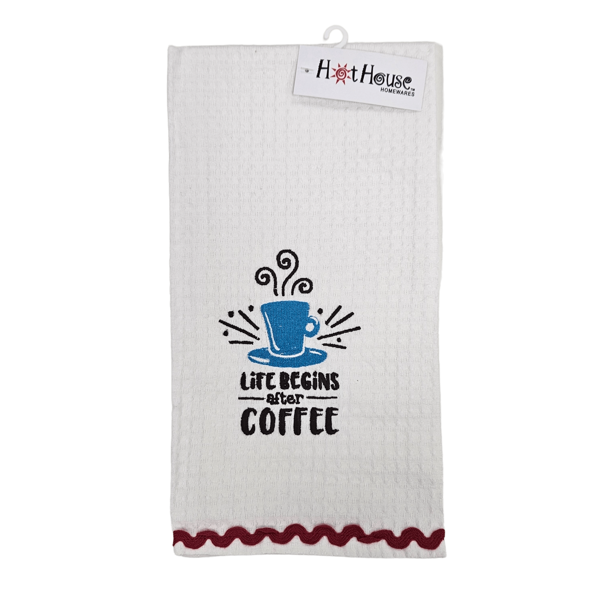 Life begins after coffee tea towel - Beautiful Gifts - Packaged with Love