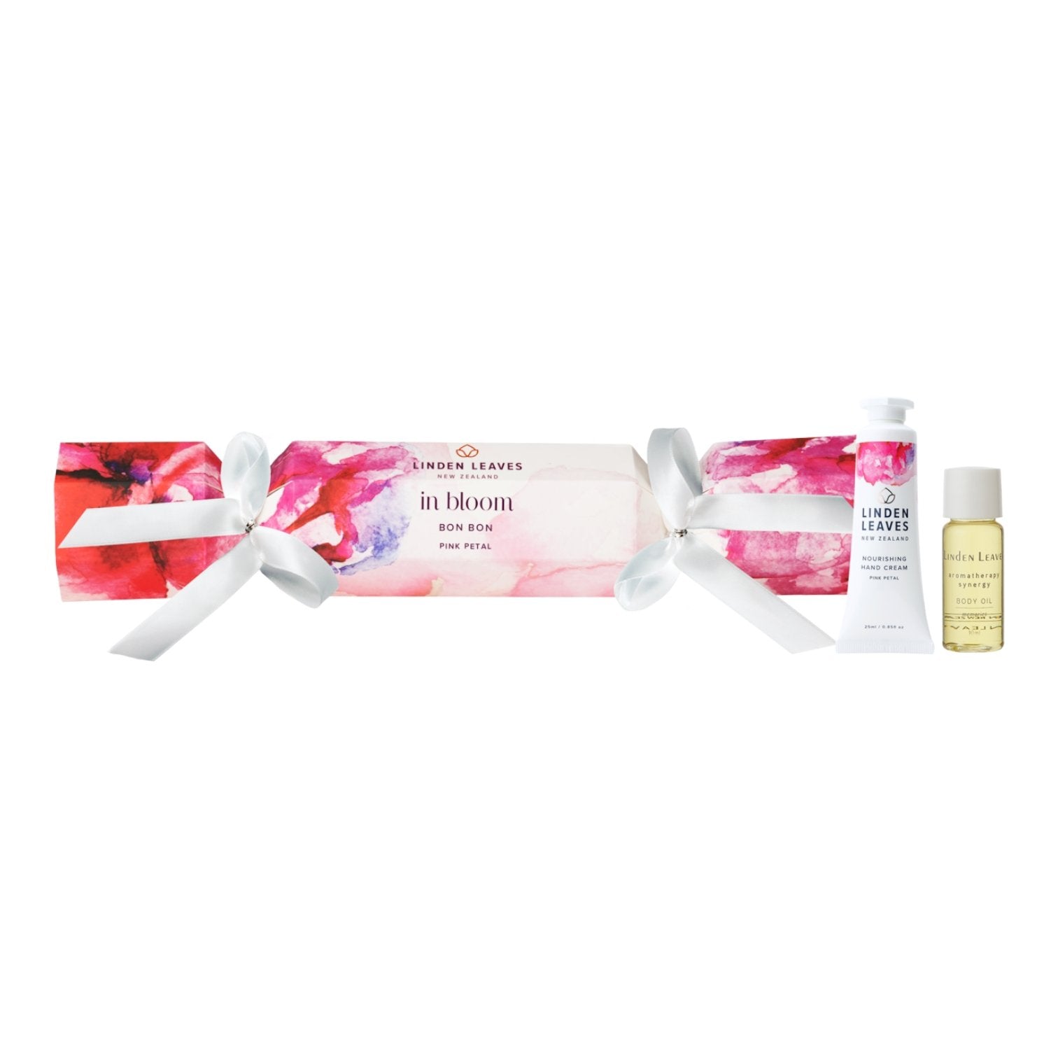 Linden Leaves Pink Petal Bonbon (hand cream and body oil inside) - Beautiful Gifts
