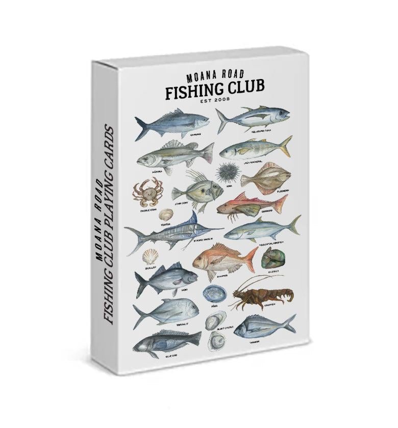 Moana Road Fish Playing cards - Beautiful Gifts - Packaged with Love