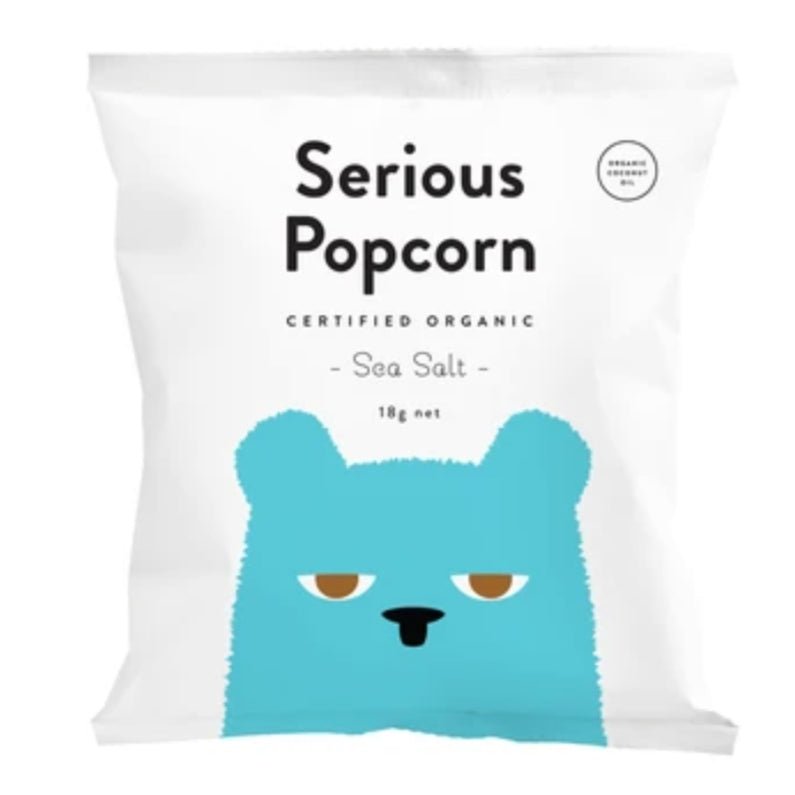Serious Popcorn - Sea Salt (Vegan and GF) - Beautiful Gifts - Packaged with Love