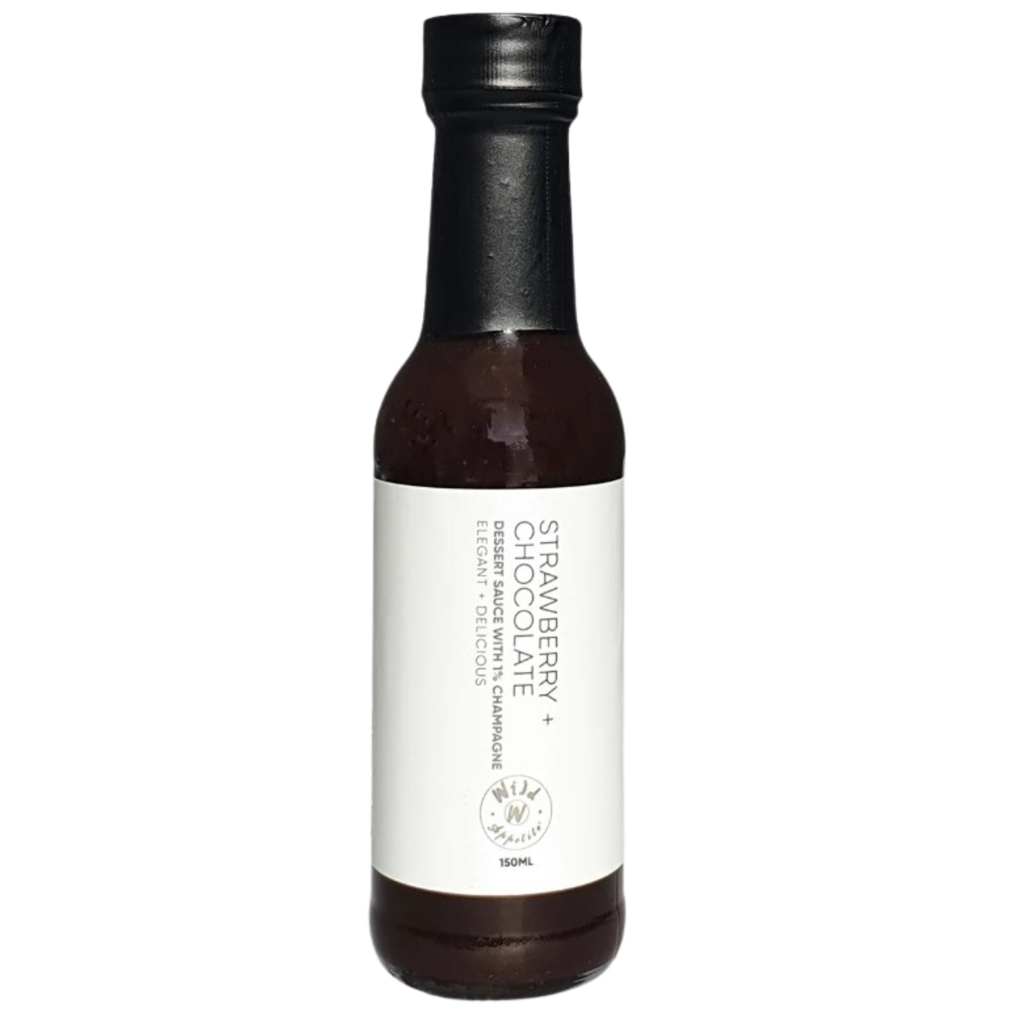 Strawberry and Chocolate sauce with 1% champagne 150ml - Beautiful Gifts - Packaged with Love